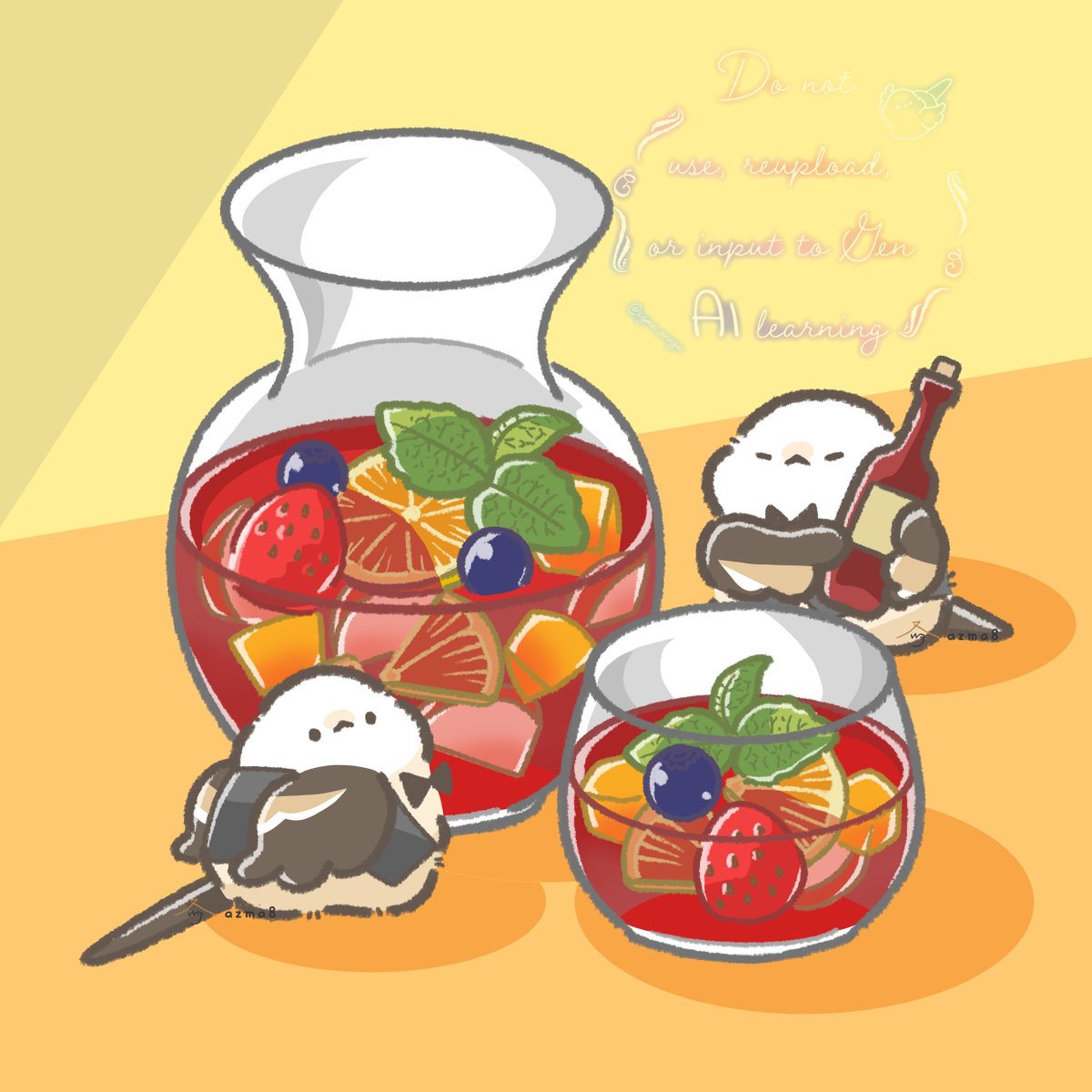 azma_enaga's tweet photo. ワインの日なのでサングリア🍓 https://t.co/zimw2yRR7E