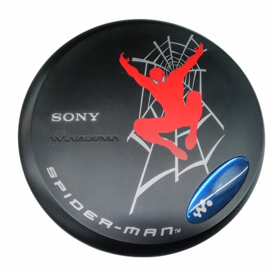 ObsoleteSony's tweet photo. 2002 Sony Spider-Man CD Walkman https://t.co/w1Nj00kARd