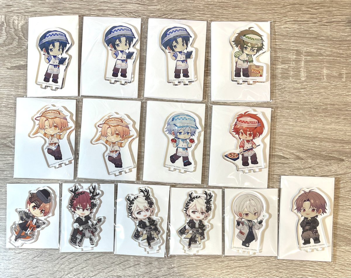 17ansta's tweet photo. 【交換/譲渡】アイドリッシュセブン アイナナ アニカフェ Pizza Party Trailer アクスタ ステッカー コースター HAPPY KiTCHEN TiME

[譲]*一織 三月 *陸 *天  トウマ 巳波 虎於

[求]定価or壮五or悠(詳細リプ欄)

*は交換のみ

現在池袋におります。
検索よりお気軽にお声掛けください https://t.co/1tbzzl0jfL