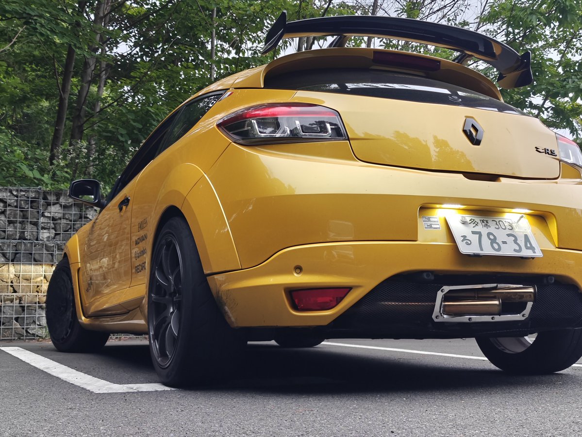 rangeeii2's tweet photo. 久しくメガーヌを晴れ舞台へ

ORIGAMI JDM のブース前に車出します!!
もちろんORIGAMIのステアリングついてるので見てって下さい！

私は基本ブースにいると思います https://t.co/GN1qPVETie