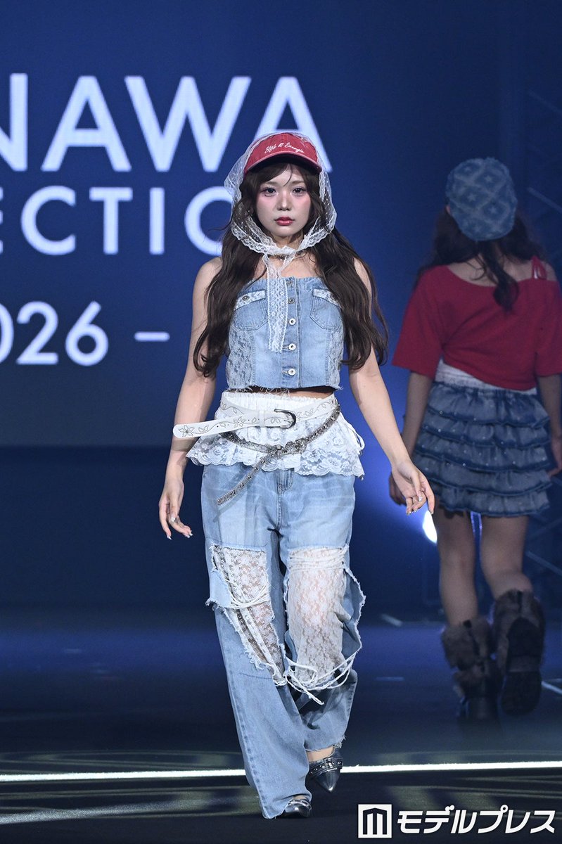 modelpress's tweet photo. 【🌺オキコレ2026⛱️】

CUTIE STREET古澤里紗
ショート丈デニムビスチェ×レーススタイル

「おしゃれすぎ」「透明感すごい」と反響

📸高画質写真
https://t.co/CUVvlCoQd6

#オキコレ @risa_cs1108 https://t.co/y2d9FmjX4A
