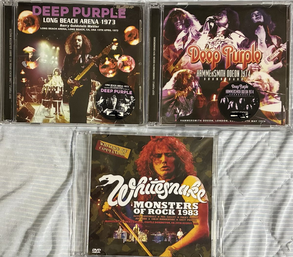 はい、届いております💿 DEEP PURPLE ・LONG BEACH ARENA 1973 BG