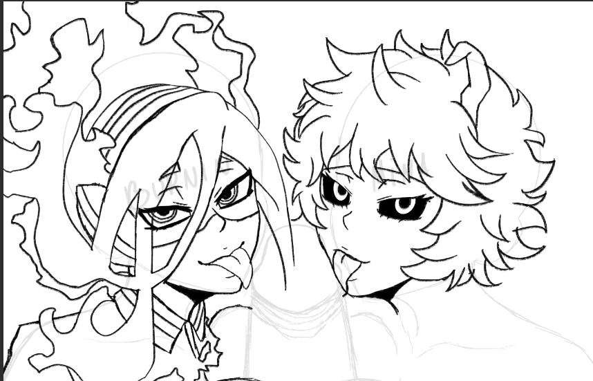 Avie_Draws's tweet photo. Comm MHA WIP https://t.co/BAZte6gmbH