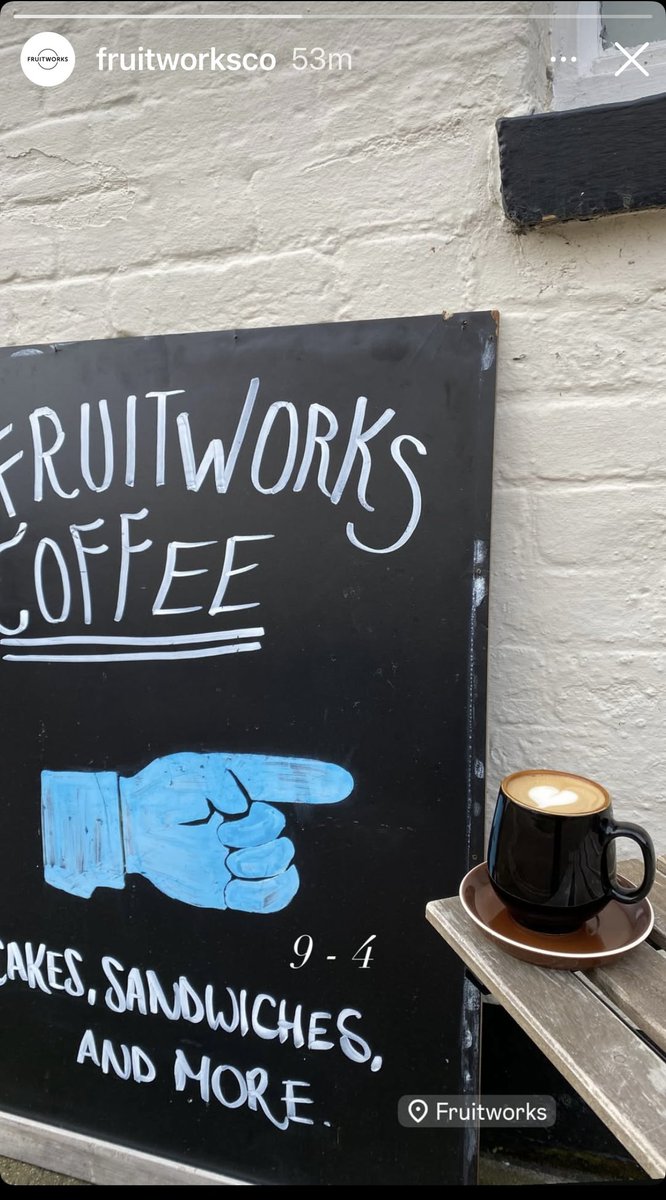 FruitworksCo's tweet photo. Fruitworks coffee shop Jewry Lane Canterbury  is open 

Now Serving coffee, teas, juice, crumpets cakes, croissant &amp; pastries .

 Free WiFi as well making it the perfect space to work! 

Open: 9-4 Mon to Sat 

#canterbury https://t.co/LEZUatRIKb