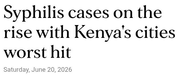 NoCountryHere's tweet photo. Whenever you see githeri outlets gravitate towards bedroom matters, STIs, &amp; reproductive health, it's either; (a) Funds are getting solicited from foreigners, or (b) An intergenerational (Ke is very immoral) PsyOp is getting cooked up.
Either way, it never about genuine concern. https://t.co/TiO4PTKiFU