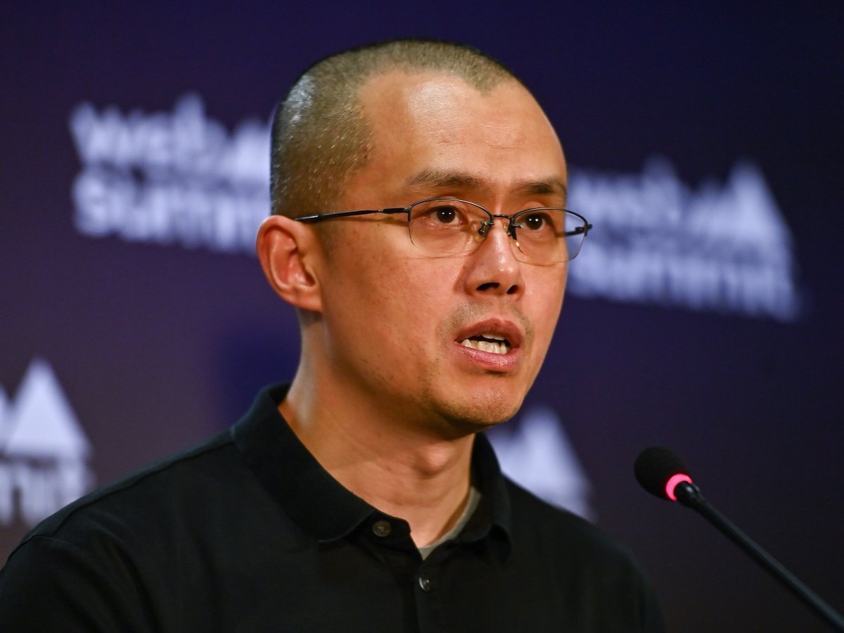 CoinMarketCap's tweet photo. LATEST: 📈 CZ says he believes more than ever that "crypto is not going away” and will only grow much bigger. https://t.co/5ILObyzQow