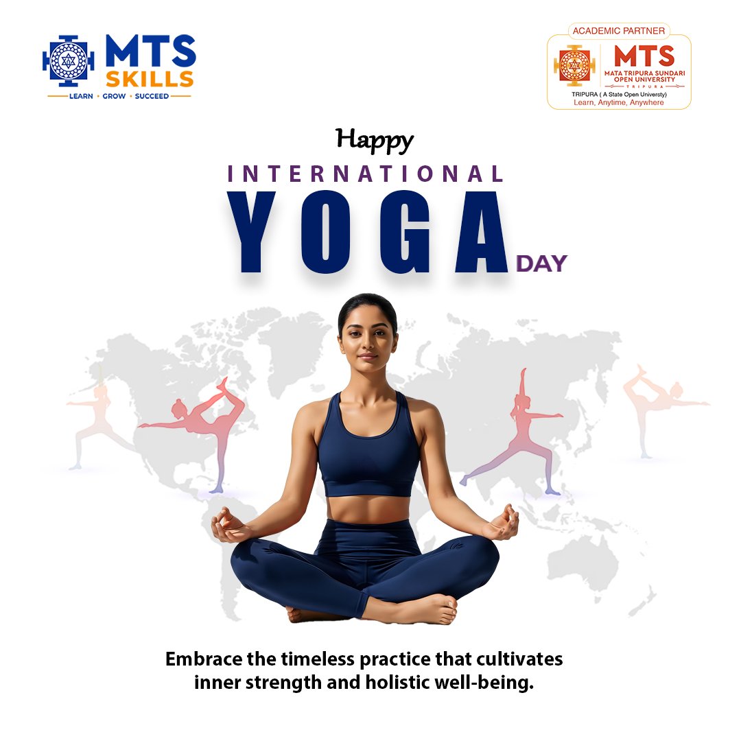 mtsskills's tweet photo. 💫 One hour of yoga can add years to your #life and life to your years.
Celebrate International #Yoga Day by making yoga a part of your daily routine.
.
.
#InternationalYogaDay #YogaDay #Yoga #YogaEveryday #YogDiwas #योगदिवस #अंतर्राष्ट्रीययोगदिवस  #YogaForAll #mtsskills https://t.co/V0SyndE6eQ