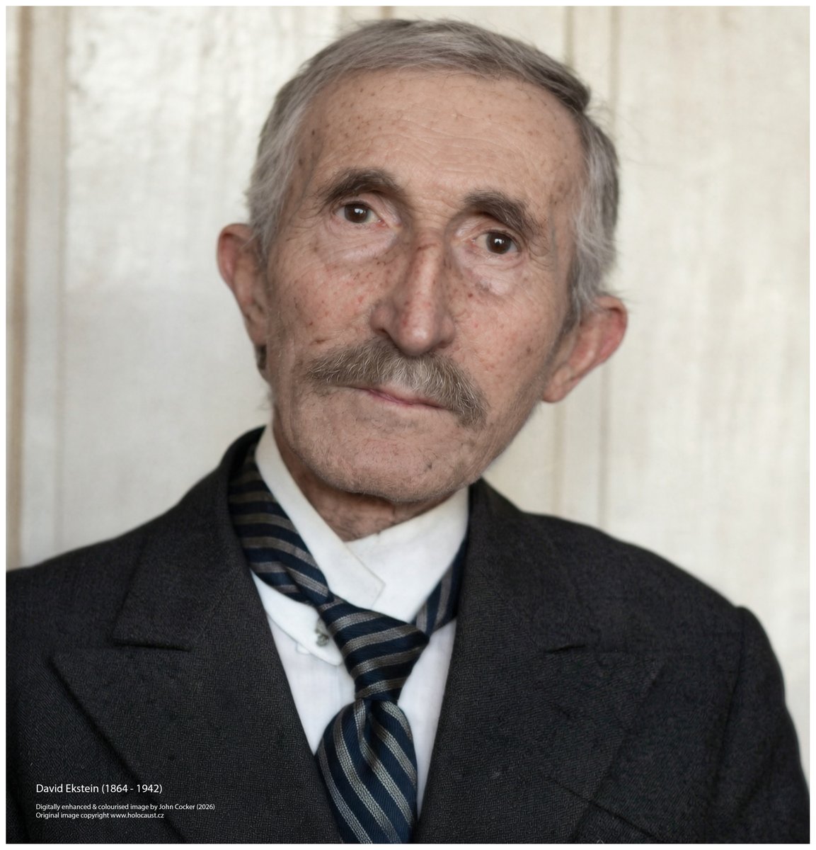 joecocker15's tweet photo. On this day in 1864, a Czech Jewish man was born. A widower, on the 2 Jul 1942 he was deported to Theresienstadt where he perished of heart failure on the 3 Aug 1942. His name was David Ekstein https://t.co/QwpYpYwj9o