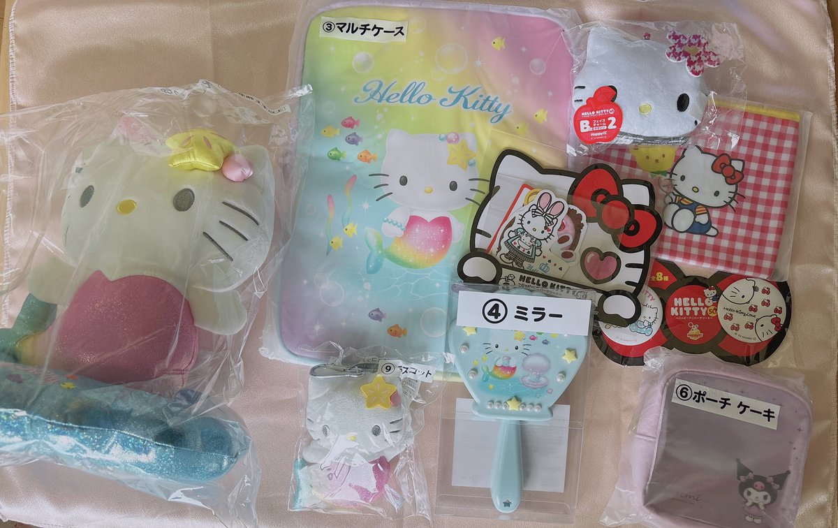kpkpkpkpkp113's tweet photo. 【交換、譲渡、買取】サンリオ メゾピアノ ちいかわ たこイカ たぬきだもん プリキュア キティくじ

譲🤍画像1-5（ぬいぐるみ、マルチケース、マスコット、ミラー、過去くじ）

求🤍リプ欄、固ツイ、実用的なもの、〜定価➕送料>その他くじ

郵送📮
6/28仙台駅手渡し https://t.co/tLWiBr5grh