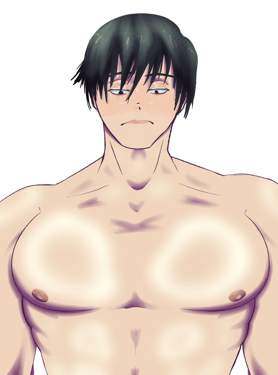 Akutely's tweet photo. Tried some muscle anatomy with Toji </3

#TojiFushiguro #JJK #ArtMoots https://t.co/qcp0hZpf3g