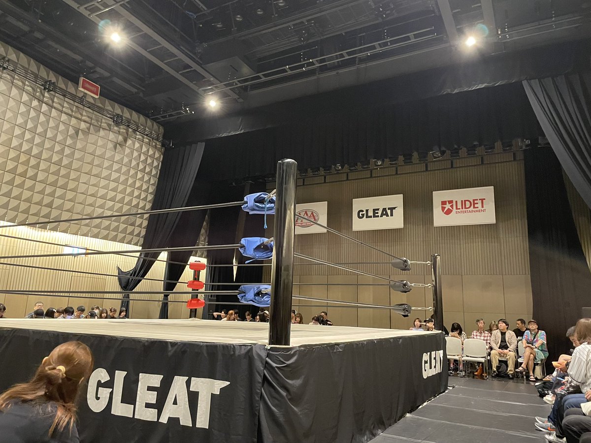 pipi181's tweet photo. デビュー戦！久々の生観戦
#GLEAT https://t.co/pg2FXrG853