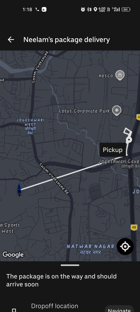 Mawali00's tweet photo. @Uber_India @Uber_Support

URGENT HELP NEEDED

My Uber Parcel rider collected the package over 3 hours ago for a delivery that should take only 15 minutes. The trip now shows "Failed" and my parcel has not been delivered.

Rider: MOHD
Vehicle: MH02GR4318 https://t.co/0FyGBt0psC