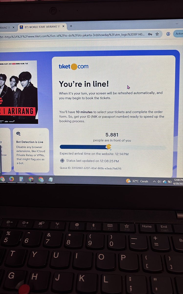 shacoupsy's tweet photo. up di x untuk jd kenang2annn pernah ada di antrian 5rb pas war konser bangtan🤟🏻🤟🏻 (walaupun gagal yahh SADDD☹️😞)

WTB VIP DAY BERAPAPUN pliss AAAAA stress banget masa udah jastip, war sendiri ga dapet jugaaa😭😭 https://t.co/RiffvneN4j