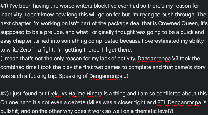 Rider_2379's tweet photo. What's up! No I'm not dead but no chapter yet unfortunately. I have broken my silence to say 2 things. https://t.co/dgEc3vEo6T