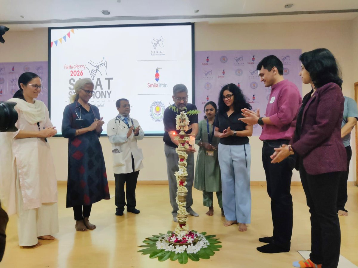 SmileTrainIndia's tweet photo. Sirat Symphony 2026 is live from Puducherry!
A day dedicated to community building and celebrating the power of resilience.
#SmileTrain #SmileTrainIndia #Cleft #CleftPalate https://t.co/nUD71dAQnc