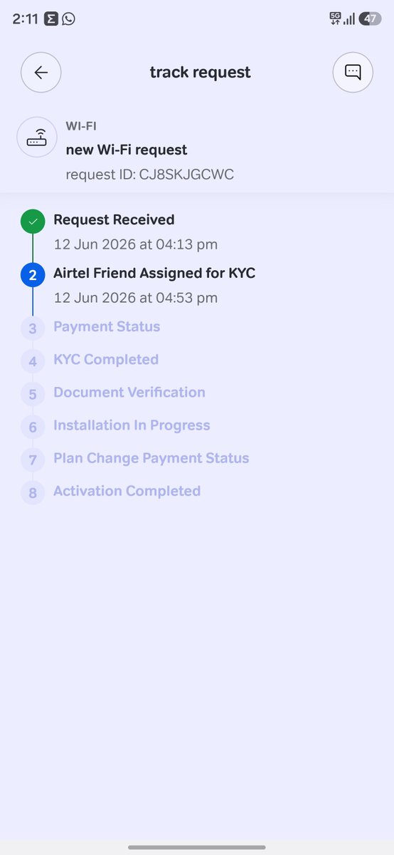 Gorabanker's tweet photo. @Airtel_Presence Will someone take care of this request https://t.co/7ltSbmMDM6