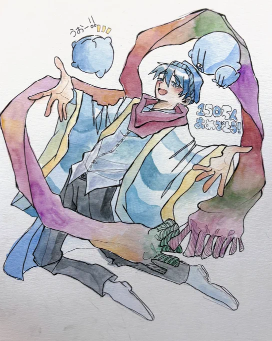 150万人おめでとうございます! #い・らくすと
