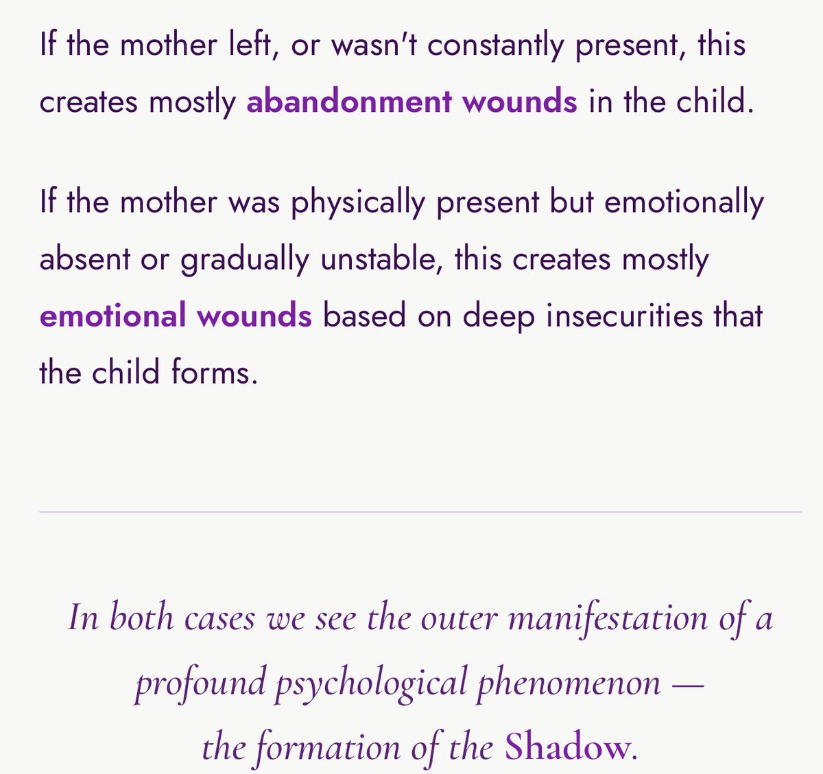 nebula17828's tweet photo. ✨Shadow Formation -> the Mother Wound part I✨

#TheGreenBridgeMethod
#ShadowWork
#DeepPsychology
#emotionalawareness
#embodiment https://t.co/BEV1UtS1bZ