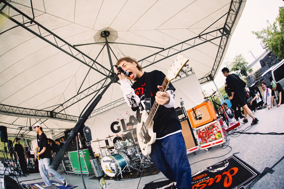 dbx_official's tweet photo. 2026.6.20
【GIANT LOOP FES 2026】
at 舞鶴城公園内 ��由広場特設ステージ

ありがとうございました！

#GRF26
#THENOEAR
#dustbox

photo by @naoto_iwabuchi_ https://t.co/1358oiycHe