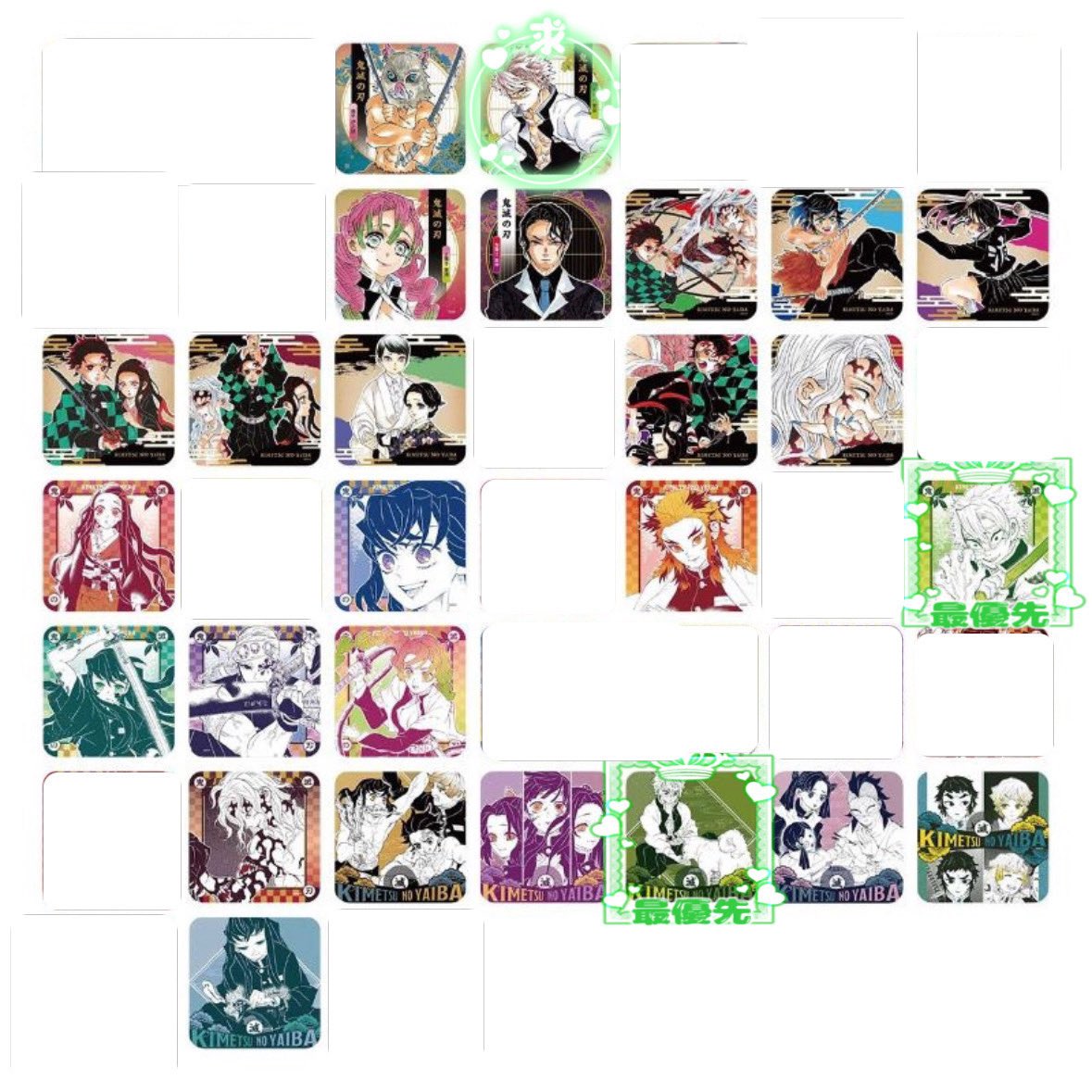 setsune_'s tweet photo. 【交換】鬼滅の刃 アートコースター 第2弾

譲▶︎伊之助、蜜璃、無惨、カナヲ、禰豆子、煉獄、愈史郎＆珠世、無一郎、童磨、獪岳、善逸、玄弥、胡蝶三姉妹

求▶︎実弥

50パック予定
キャラ纏めて、最優先含む交換優先
比率違い、任意含む交換可 https://t.co/m1lfrlObuF