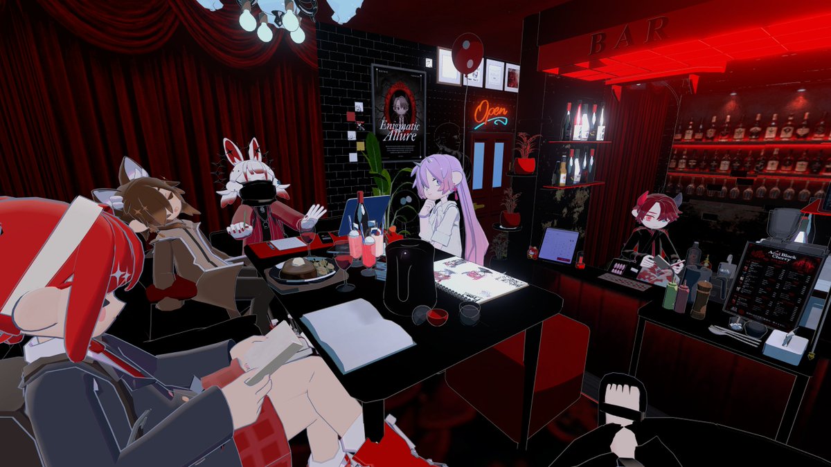 hs_gogh's tweet photo. 🍒Lounge【ブラックチェリー】さん
作業の気合を入れるために世界観の強いお部屋へ行ったのに、気づけば写真ばかり撮ってました…📸 
あと、グッズショップが本当にすごすぎます！
小さな空間がたくさんある間取りも、細部まで精巧に作られていて素敵でした！😳 https://t.co/JOpkkNDKzI