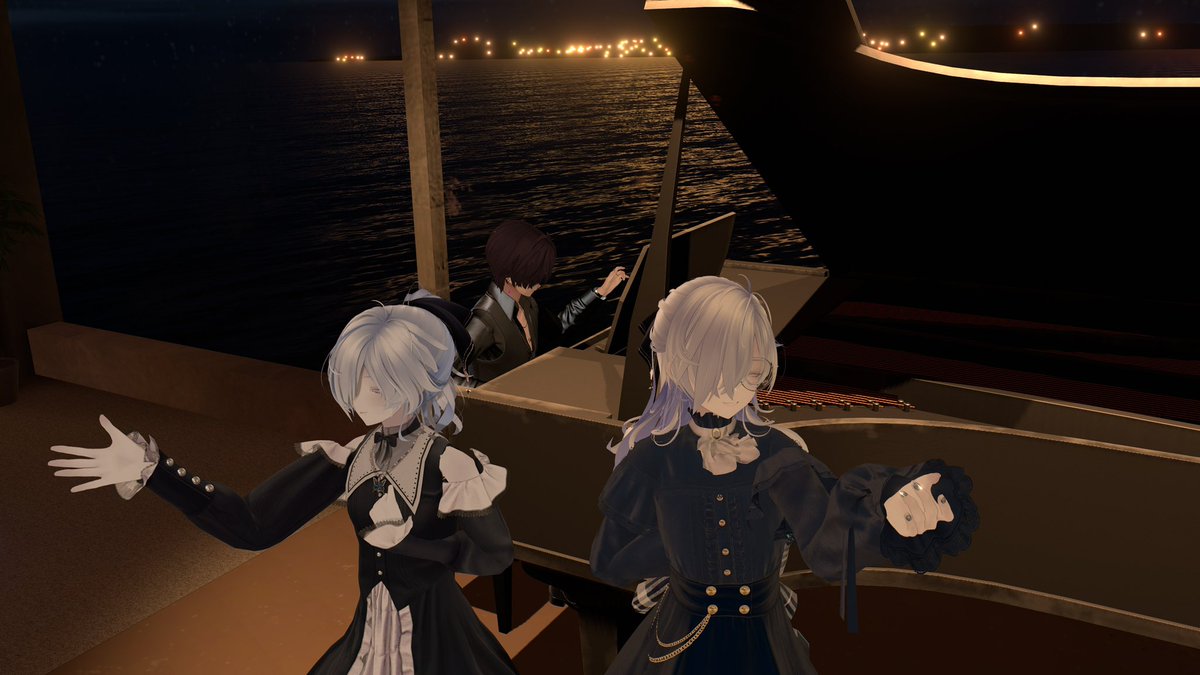 mea_vcap's tweet photo. とあるリゾートのコンサート
～2人の歌姫～
w/ @rachel_vrcpc @sanosuke0123vrc 
 #雫峰3D #Shizune3D https://t.co/1g6ISFxSPg
