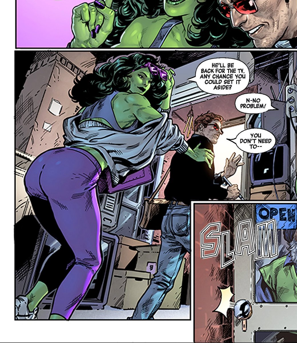 Farid_KrK's tweet photo. Today's gym motivation...

She-hulk from Daredevil 5, Art by me https://t.co/3waMAVWQ1G