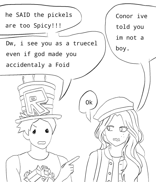 vaentweet's tweet photo. i saw this really fucking funny meme i lost it but it was super funny i redrew it

[Conor // 1
Litika // 3] https://t.co/XXJ6pSfVJU