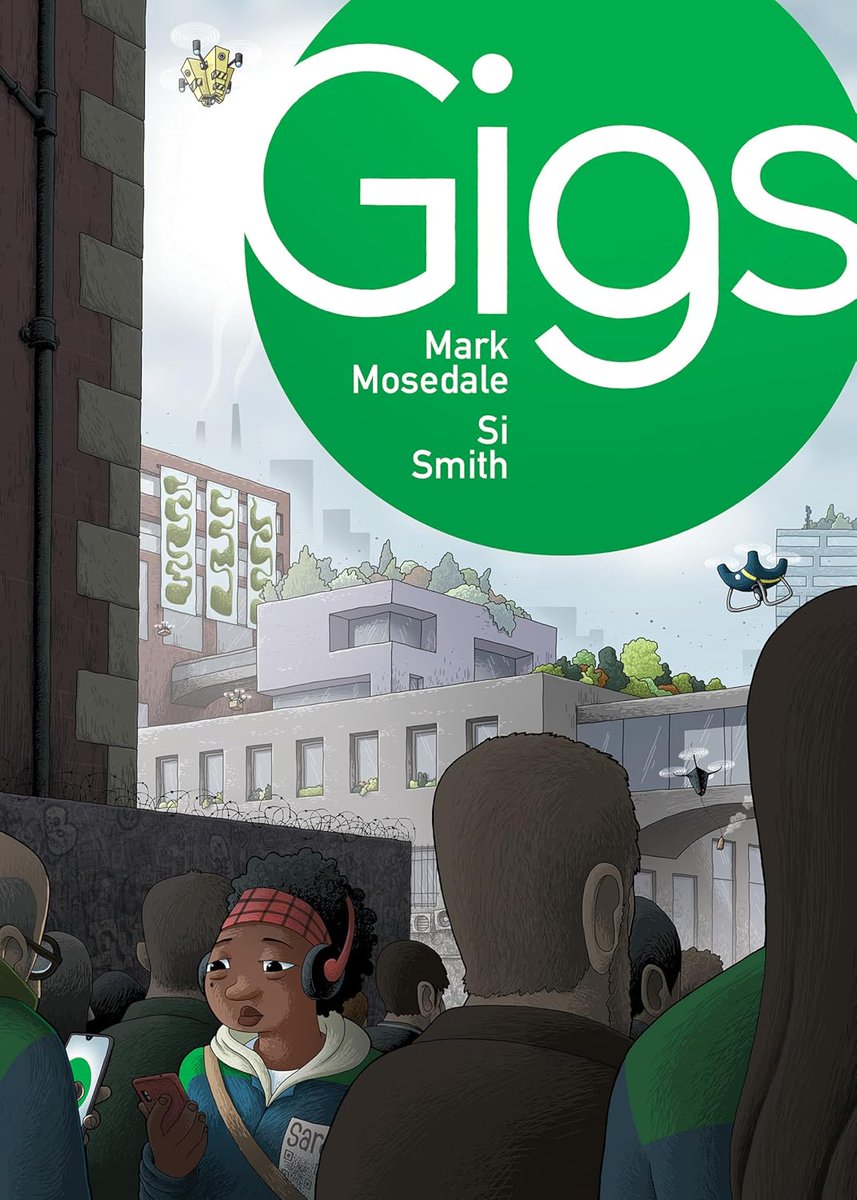 OKComics's tweet photo. Engaging, uplifting. Gigs is science fiction everyone can relate to. Best book of the year?
We have a few signed copies left, AND, this is the last day you can get the Gigs branded IPA from Tartarus Beers.
In store only. https://t.co/YMeRdoTTzz