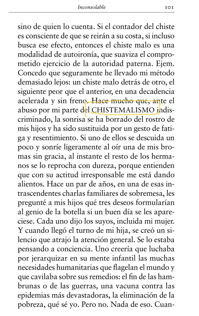 JavierGomaL's tweet photo. En “Inconsolable” (2016), el Hijo, protagonista del monólogo, exponía la tesis del CHISTEMALISMO. ¿Os acordáis? https://t.co/zr1aIlgv6H