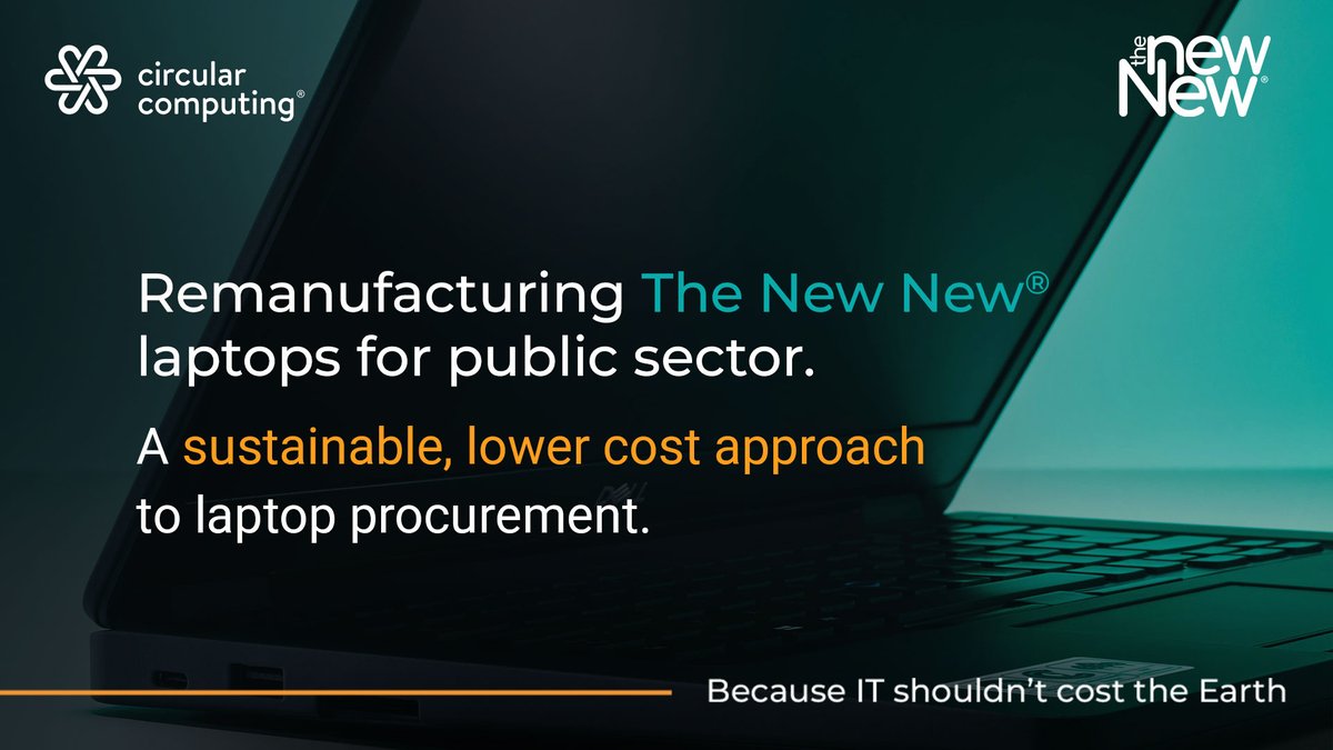 CircularIT's tweet photo. Why pay more for “new” when you can have The New New®? #CircularComputing delivers premium-grade #remanufacturedlaptops with <3% RMA rates and savings of up to 40%. 

Trusted by #publicsector, #healthcare and blue-light organisations.

Learn more: https://t.co/h7oAMX30jU https://t.co/V20I63iJ7Z