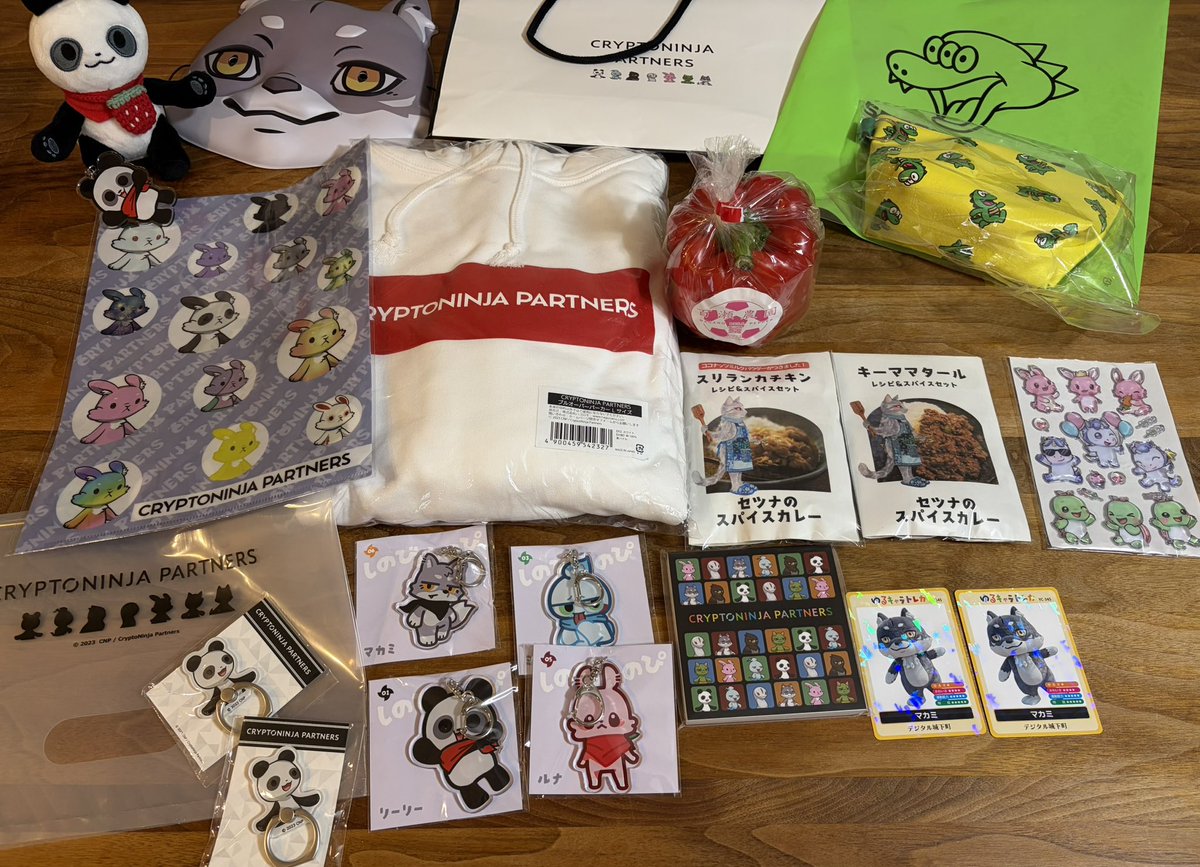 CNPトレカ P-RRR ルナ にんケット2026に行ってきた🐼💕 くじでゲットしたり、お買い物したり