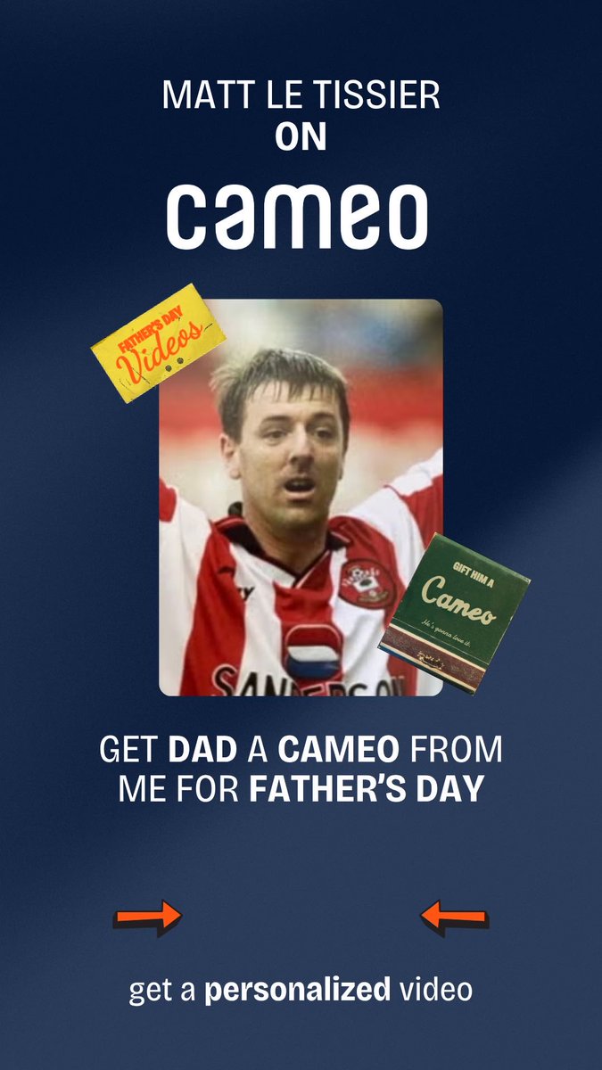 mattletiss7's tweet photo. Last minute Father’s Day gift 😊👇🏼 @bookcameo https://t.co/VAZdcjktGW