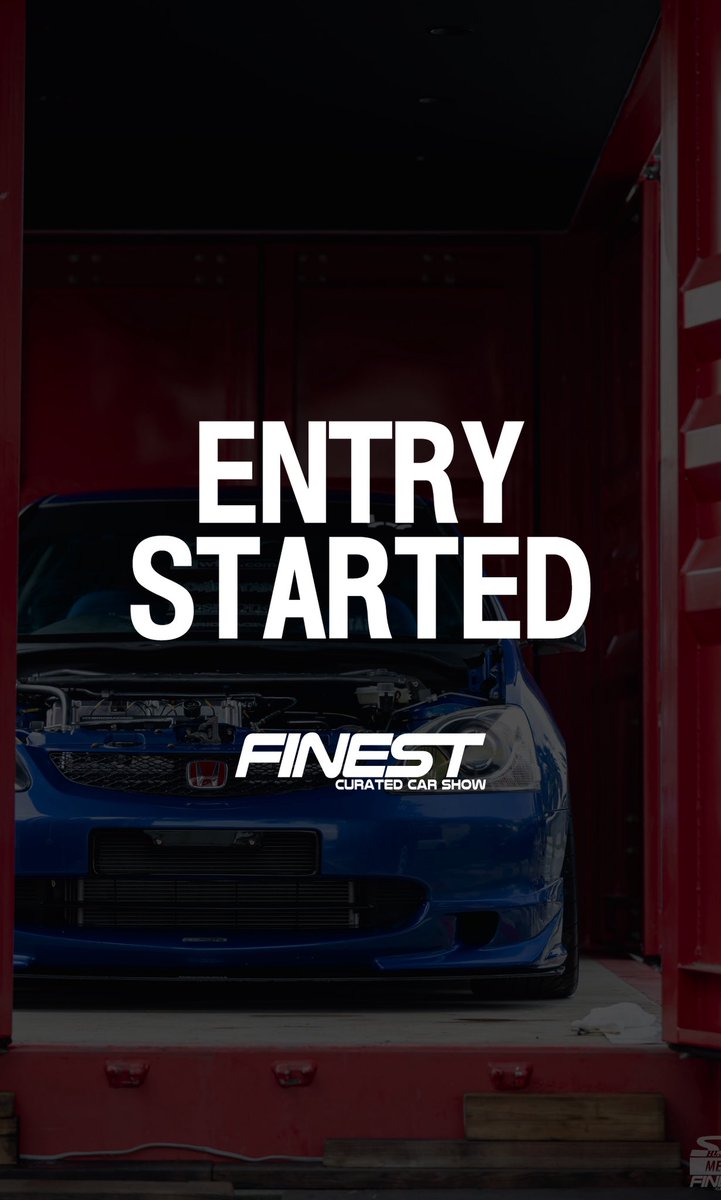 ShowCar2025's tweet photo. FINEST 2026 ENTRY STARTED.

エントリーは下記リンクからお願い致します。
https://t.co/9BhfsWPQso https://t.co/6kYOfxPBjq