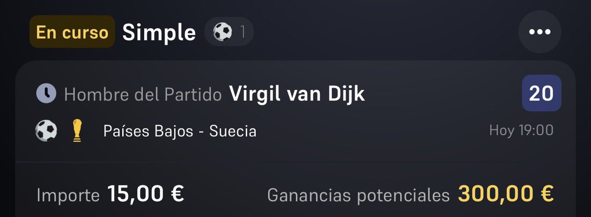 NbaGreenBet's tweet photo. 🏆 VAN DIJK MVP 🏆

INICIO CAMPAÑA, HAZLO VIRGIL 🇳🇱🇳🇱🇳🇱

Cuota 7 en Bet ‼️

Link para copiar la apuesta:  https://t.co/YjGjbeL0VH

Si no tienes cuenta 👉🏾 https://t.co/hvXIv1OQ71 

Hasta 150€ en freebets para nuevos usuarios 🎁 https://t.co/BhKfGrHUje