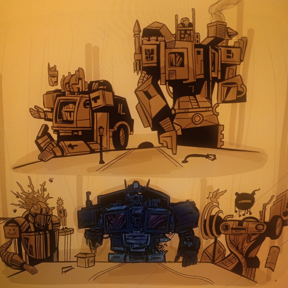 Kuwagattai's tweet photo. How Unicron digests https://t.co/3qh2FCR11X
