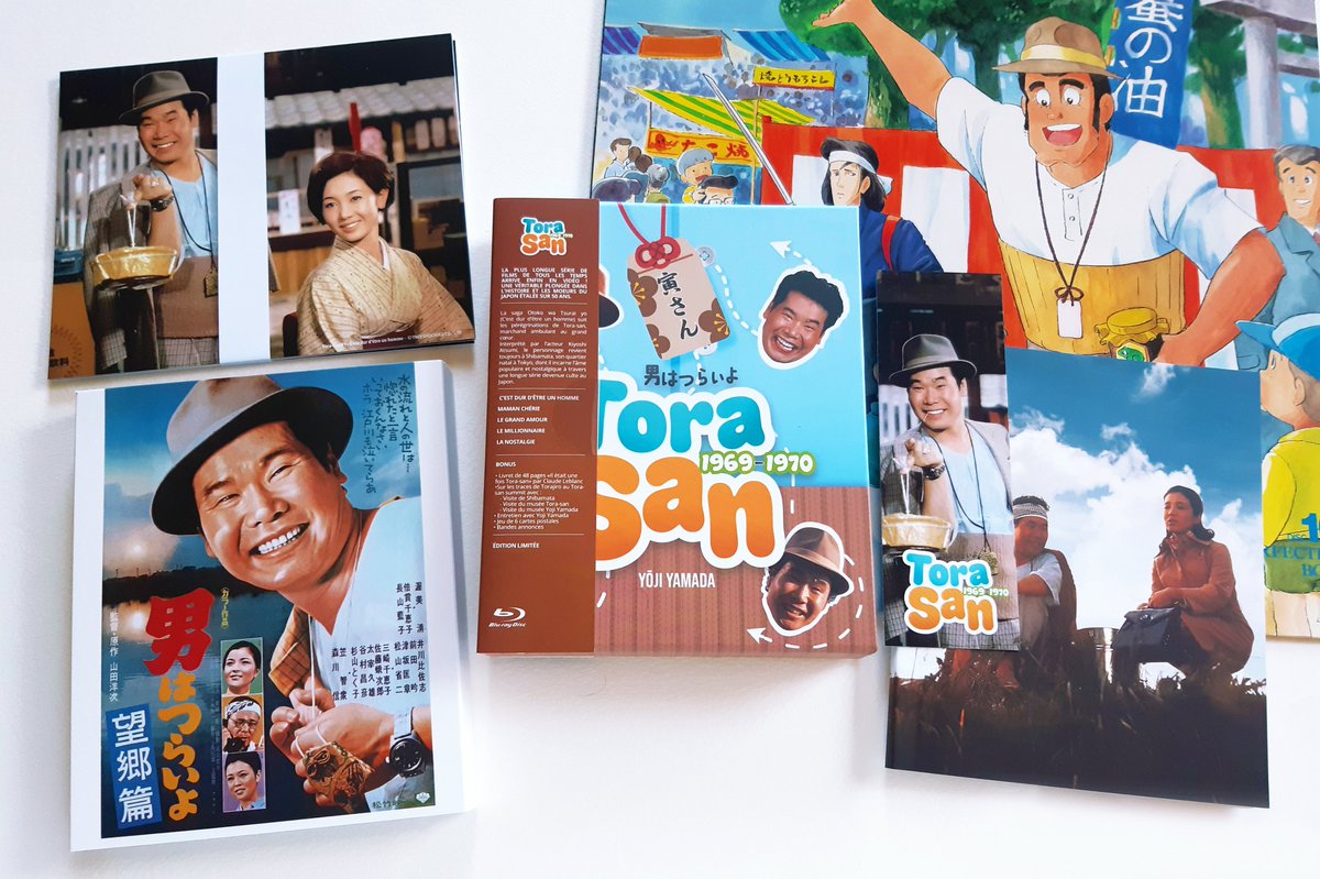MickeyLD999's tweet photo. Réception du 1er coffret blu-ray des films #ToraSan, saga culte et immense phénomène populaire au Japon porté par Kuruma Torajirō. Merci @Roboto_films de nous permettre enfin de découvrir ce concentré d’humanité, de tendresse et d’humour qui fait un bien fou en ces temps moroses. https://t.co/r7hYvUTIQW