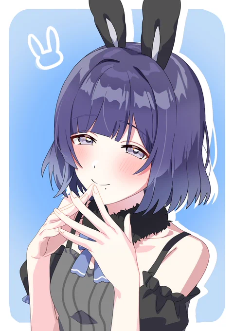 黒うさぎ秦谷美鈴