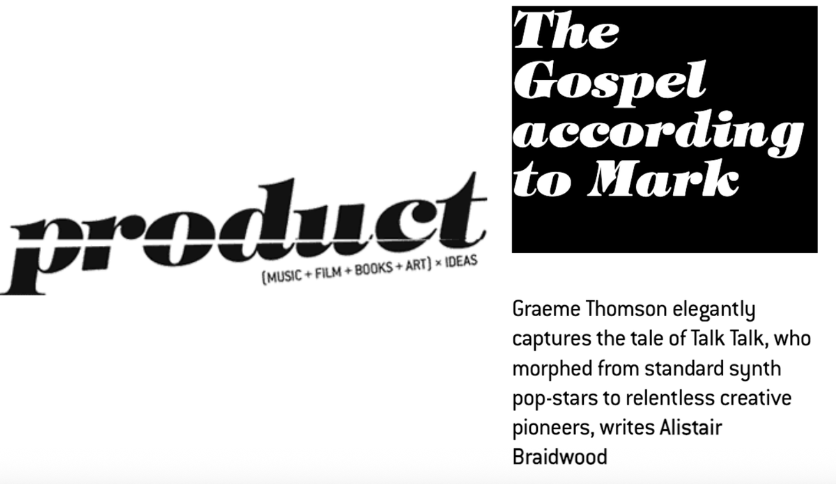 ScotsWhayHae's tweet photo. 📚🎶💕 My review of Graeme Thomson's 'In Another World: The Four Seasons Of Talk Talk', published by New Modern, is over @scottishproduct.

"If this feels like a labour of love, that’s because it’s exactly what it is [...]"

Read the full review here...
👉 https://t.co/S8MUYZpZEY https://t.co/2XKB1SiLoU