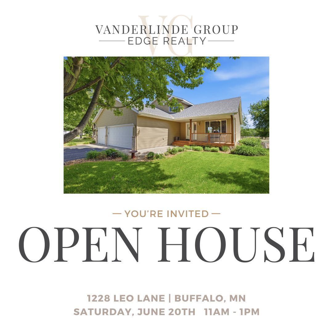 VG_EdgeRealty's tweet photo. Join us TODAY for an Open House! 🏡🎈✨
Saturday, June 20th from 11am-1pm!

1228 Leo Lane
Buffalo, MN 

Details: https://t.co/WuOW2G8AwC

☎️ Call 763.670.4848 for more information or to schedule a showing! https://t.co/OS9Wo0gjxI