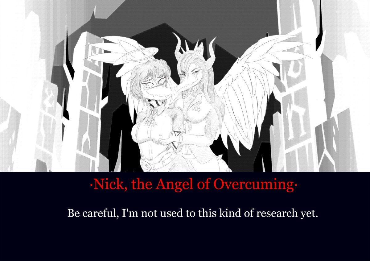 George_KipPler's tweet photo. The Rascal and the Angel
#helltaker #fanart #Nick #Snootgame #Snootgameart #Snootgamefanart #GoodbyeVolcanoHigh #GVH #Baryonyx #Snoot #Anthroart #Digitalart #Fang #Pterodactyl https://t.co/gmZHZqNV4Y