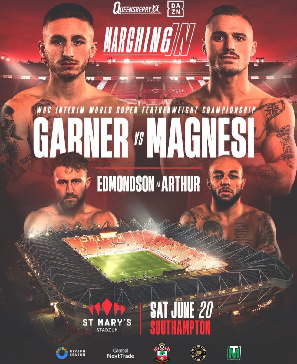 Latitudesearch's tweet photo. Wishing @PiranhaGarner98 all the best in his fight at StMarys tonight 🥊 #Boxing @SouthamptonFC #RyanGarner #Southampton https://t.co/tUY8dEEMxP