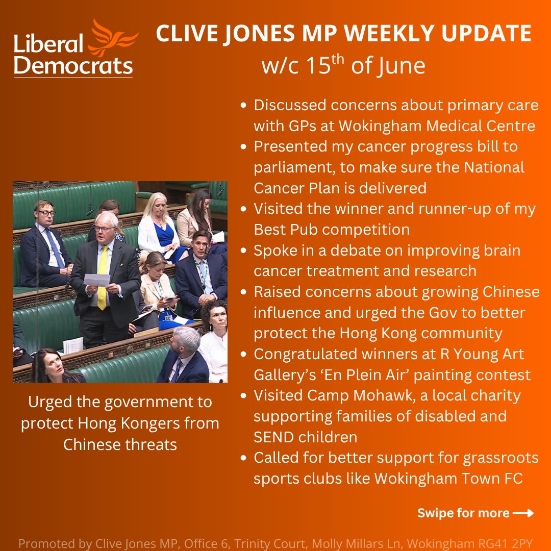 Clive Jones MP tweet media
