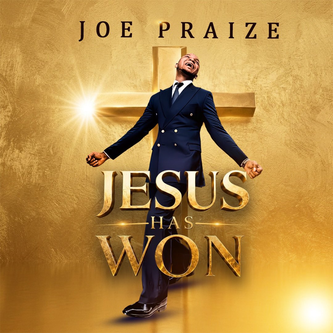 joepraize's tweet photo. On this special Birthday today , I want PUBLICLY announce that I AM OK AND SATISFIED WITH JESUS AND JESUS ALONE. 

Thank you LORD for the VICTORY you won and it didn’t end there , YOU GAVE ME THE VICTORY… HALLELUJAH 

We have a new song out now in celebration of this particular Birthday and the Victories 

JESUS HAS WON by JOE PRAIZE 

Go stream, Watch and Share as we celebrate today. 

JoePraize