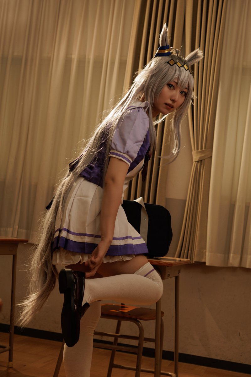 TakeC_Ose's tweet photo. コスプレ撮影
ウマ娘：オグリキャップ
モデル・レタッチ：花罪さん https://t.co/RrVV9crYjU