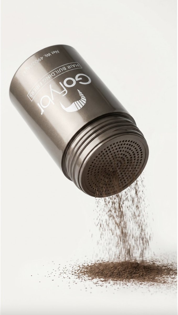 Gofybr's tweet photo. Full hair, this morning. 🤎 A few taps of Gofybr and thin spots vanish — 100% cotton fibres, instant density, gone with your next wash. https://t.co/1Ux8EdmkUe