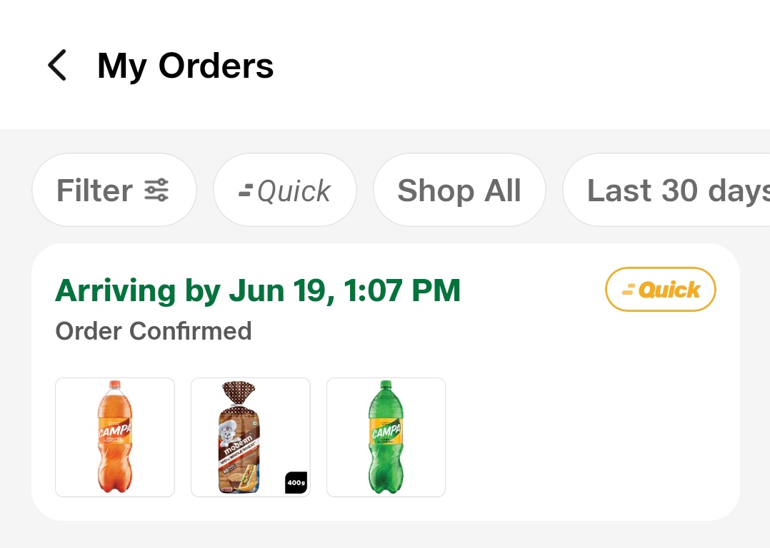 mythilitvb's tweet photo. @Jiomart_Support

Even after 24 hours, the ordered items have not been delivered. No response from you so far either for this tweet or for DM sent to you.

What's happening? https://t.co/rGXGzI4UCm