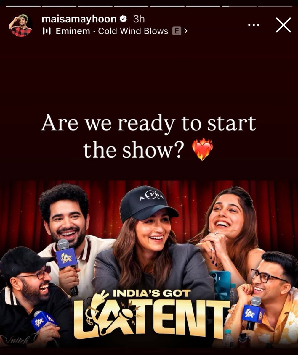hajarkagalwa's tweet photo. sad to know that my favorite show, which we loved for its raw and unscripted humor, is now turning into a film promotion show :( https://t.co/ItAxiUaxZu
