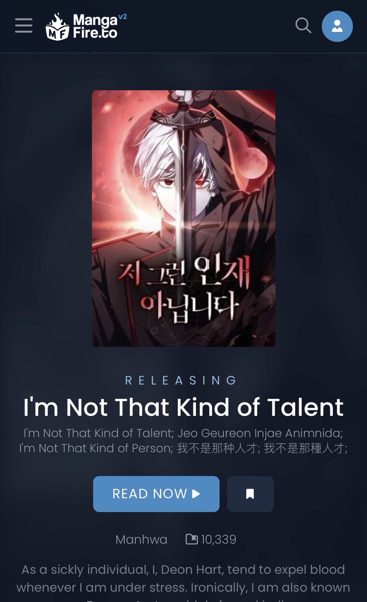 MoPlay367's tweet photo. Starting this manhwa 
#imnotthatkindoftalent https://t.co/Ab9OYlTehm