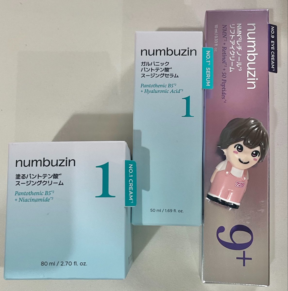 _merochuu's tweet photo. メガ割で買ったナンバーズインの商品届いた🥹🫶🏻
ナンバーズ委員会さんが質問箱で答えてくれた商品と、家族と親戚にもパックとアイクリーム買いました❣️
皆でナンバーズイン使っていきます(♡ω♡)
#ナンバーズイン #numbuzin #道枝駿佑 https://t.co/nrpKX9enwf
